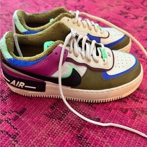 Nike AF1s Multicolor Sneakers
